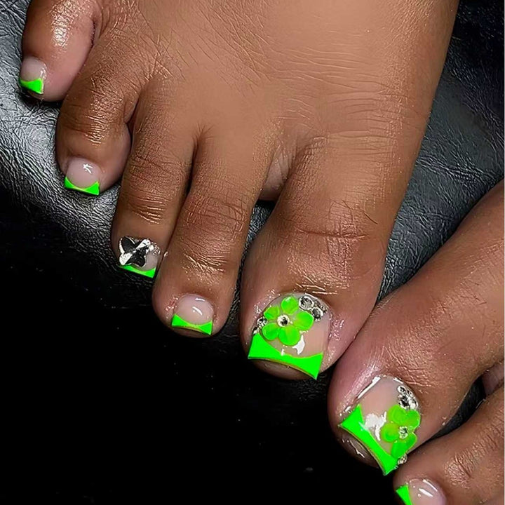 Decorative Toe Nail Art Extensions Bowlift