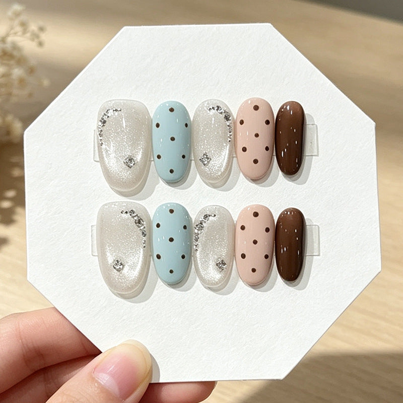 Luxury Decorative Press-On Nail Set Bowlift