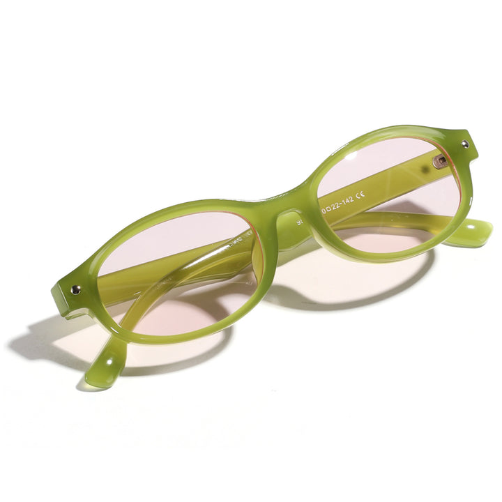 Women’s fashionable sunglasses with curved design and UV protection Bowlift