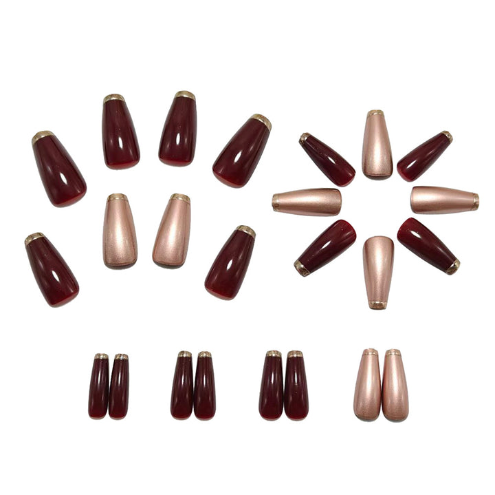 Shiny artificial nails in modern design Bowlift