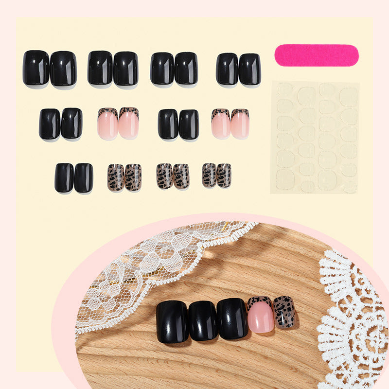 Stylish Press-On Nail Art Set Bowlift
