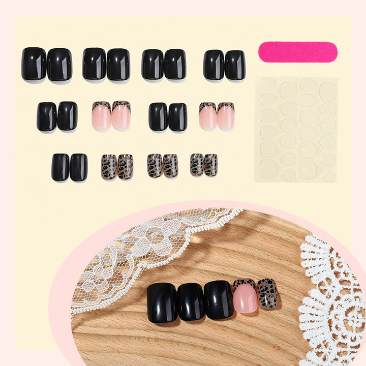 Stylish Press-On Nail Art Set Bowlift