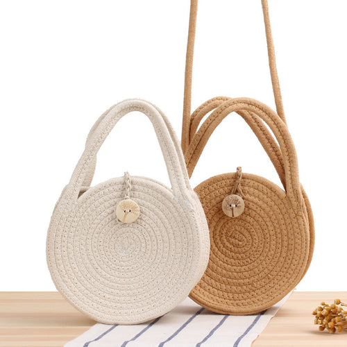 Round Macrame Shoulder Bag Bowlift