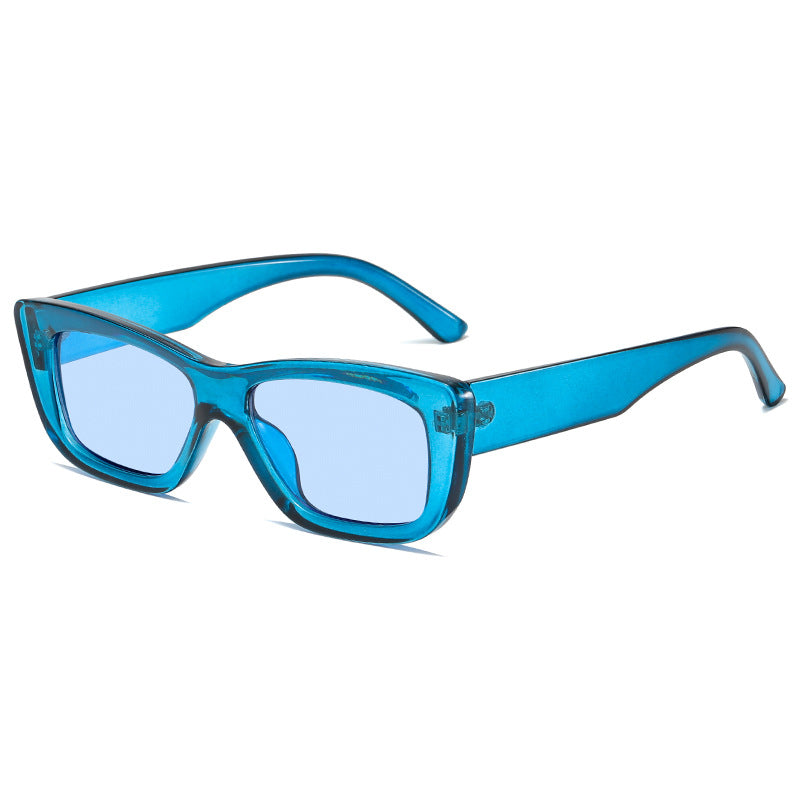 Ladies fashionable sunglasses with rectangular frame Bowlift