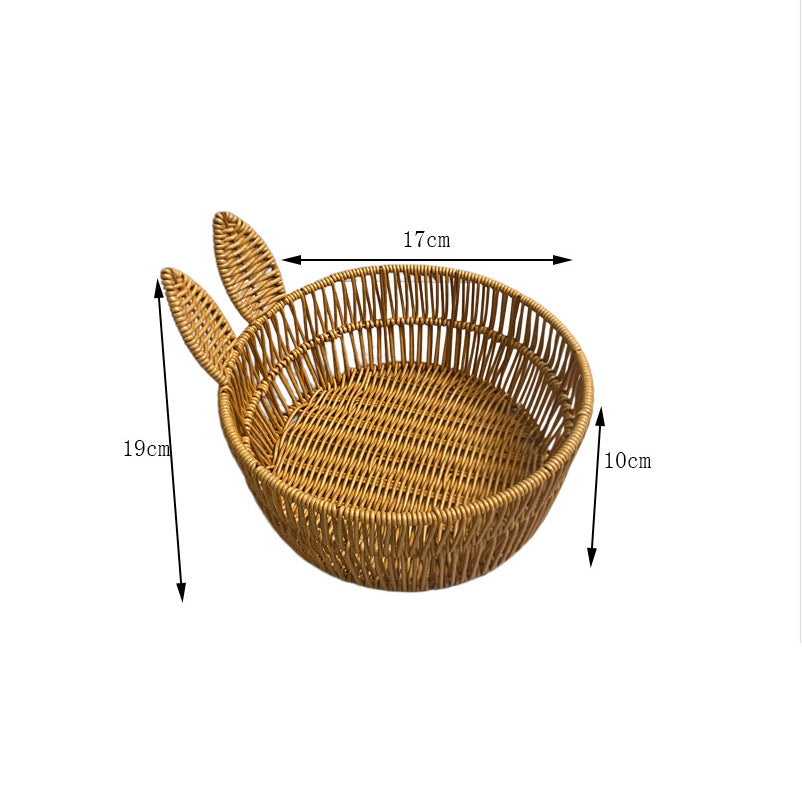 Women Decorative Basket with Ears Bowlift