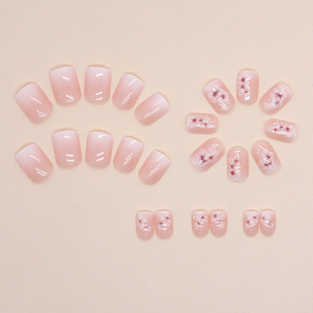 Floral Lace Nail Art Bowlift