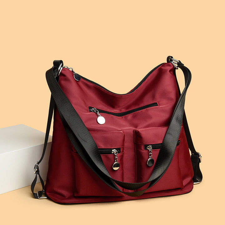 Spacious Multi-Pocket Shoulder Bag Bowlift