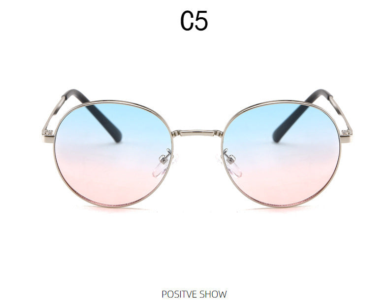 Women's fashionable sunglasses with mirrored gradient Bowlift