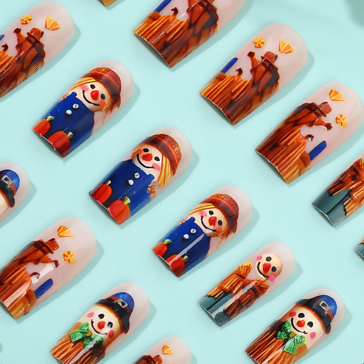 Creative Art Nails in Festive Autumn Design Bowlift