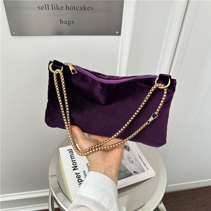 WoElegant Velvet Clutch Bag Bowlift