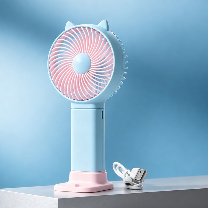 Ladies Portable Hand Fan Bowlift