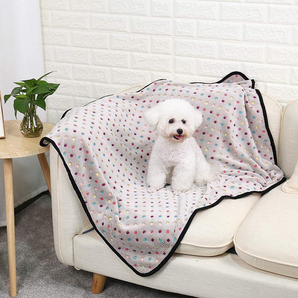 Women Cozy Polka Dot Blanket Bowlift