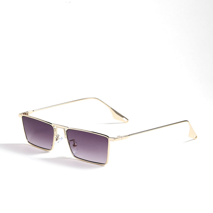 Ladies elegant geometric sunglasses with stylish metal frame Bowlift
