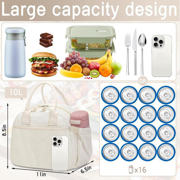 Compact Insulated Lunch Carrier Bowlift