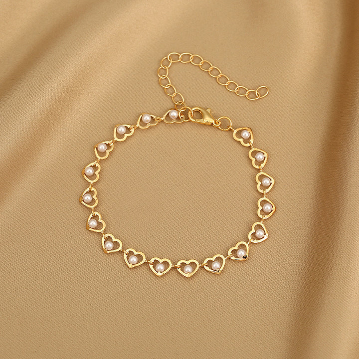 Butterfly and Daisy Charm Anklet Bowlift