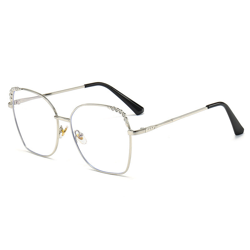 Elegant Square Sunglasses with Sparkling Accents Bowlift