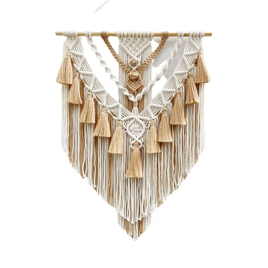 Macrame Wall Hanging with Fringes Bowlift
