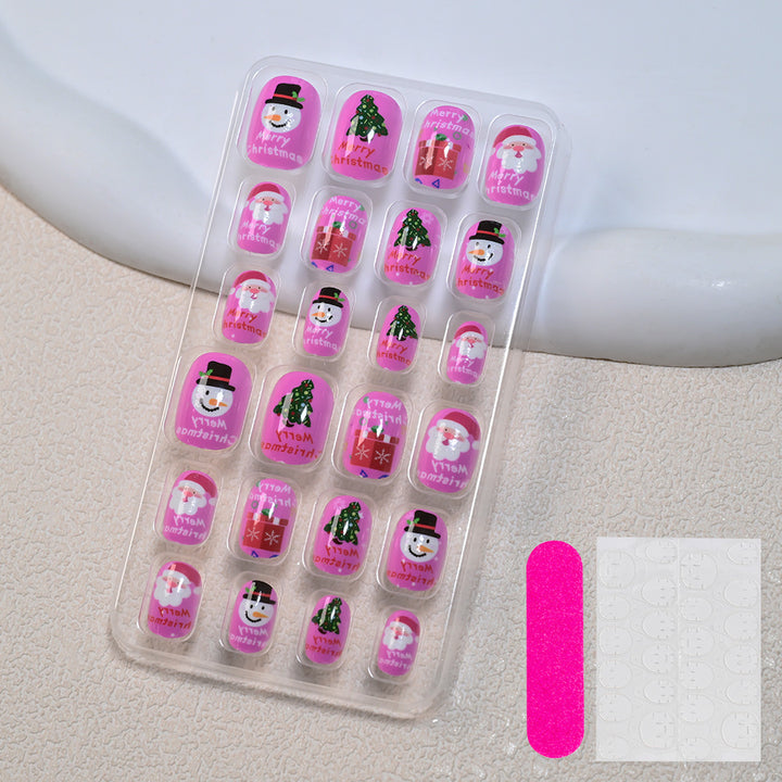Themed Summer Beach Nail Art Press-On Nails Bowlift