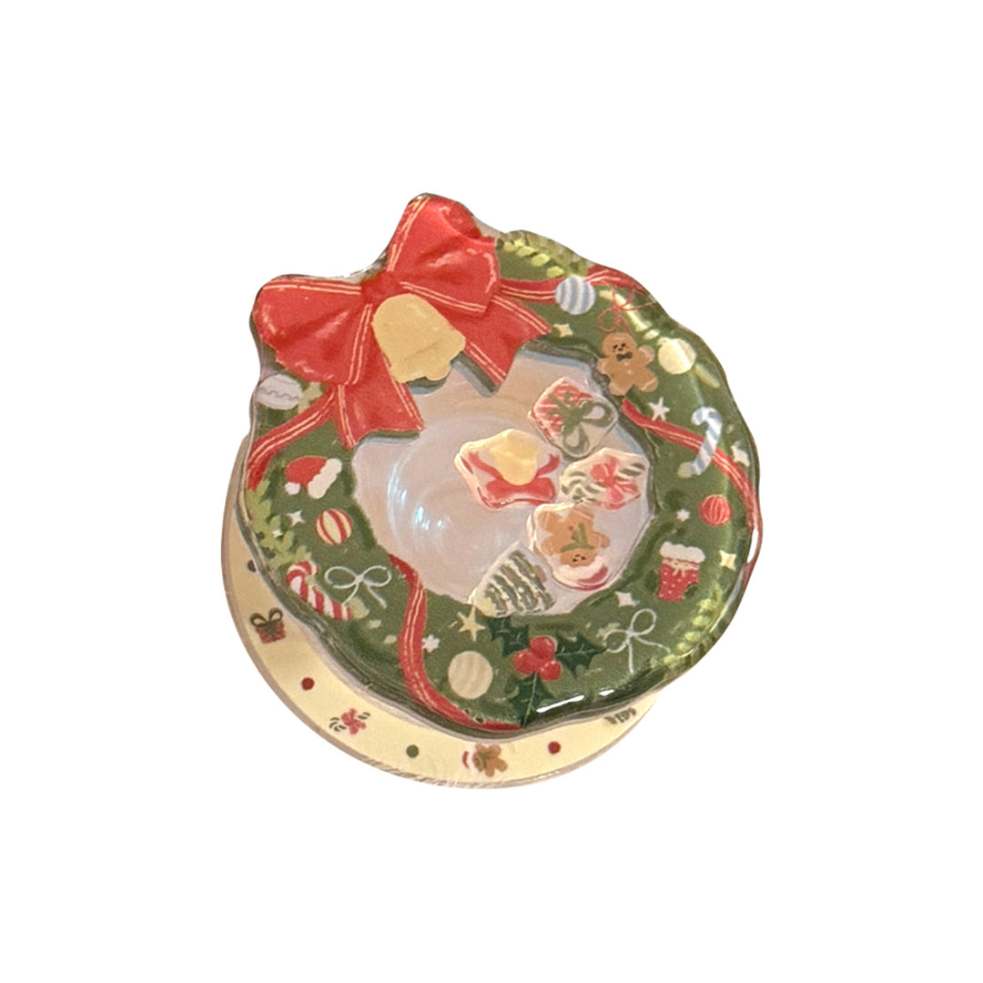 Decorative ceramic coaster in Christmas design Bowlift