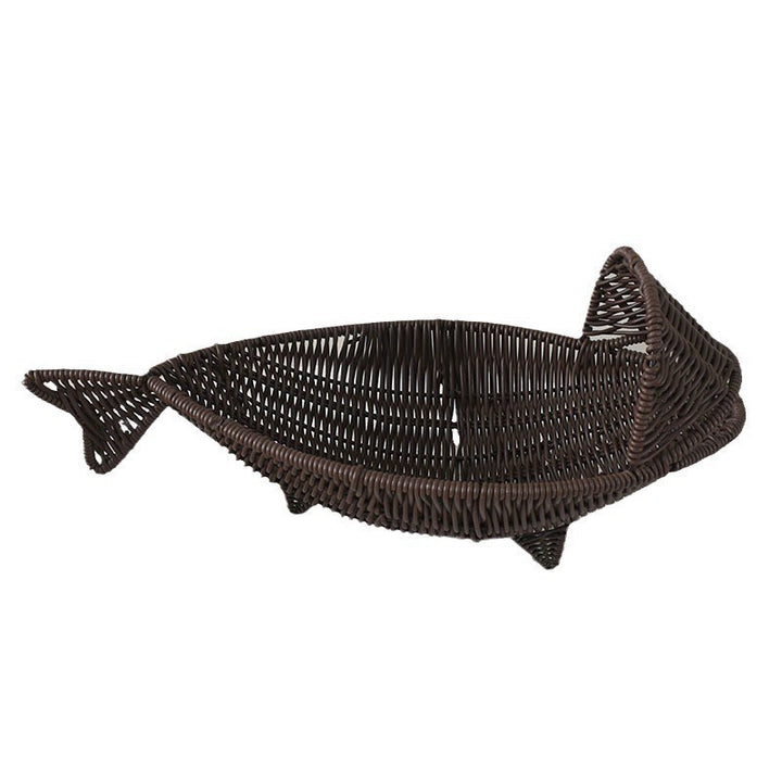 Decorative Fish-Shaped Storage Basket Bowlift