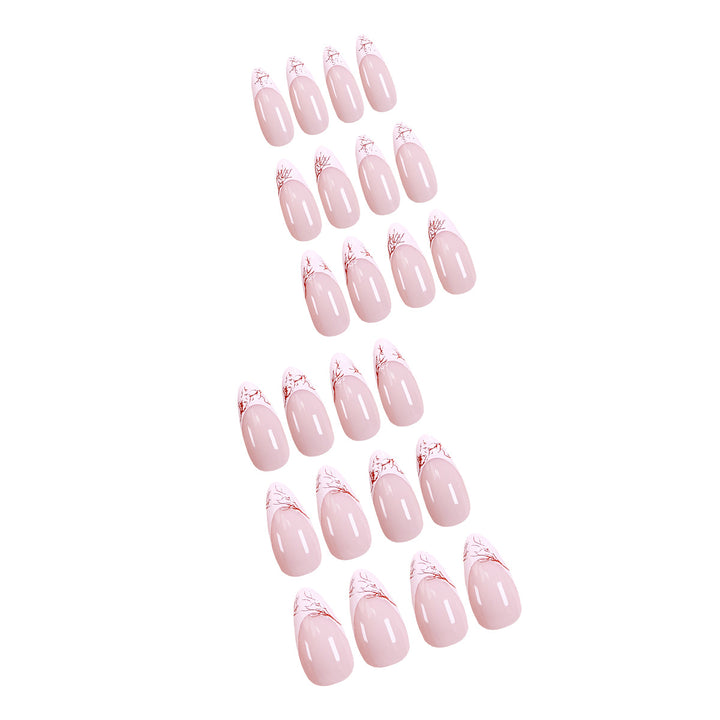 Elegant and artistically designed art nails Bowlift