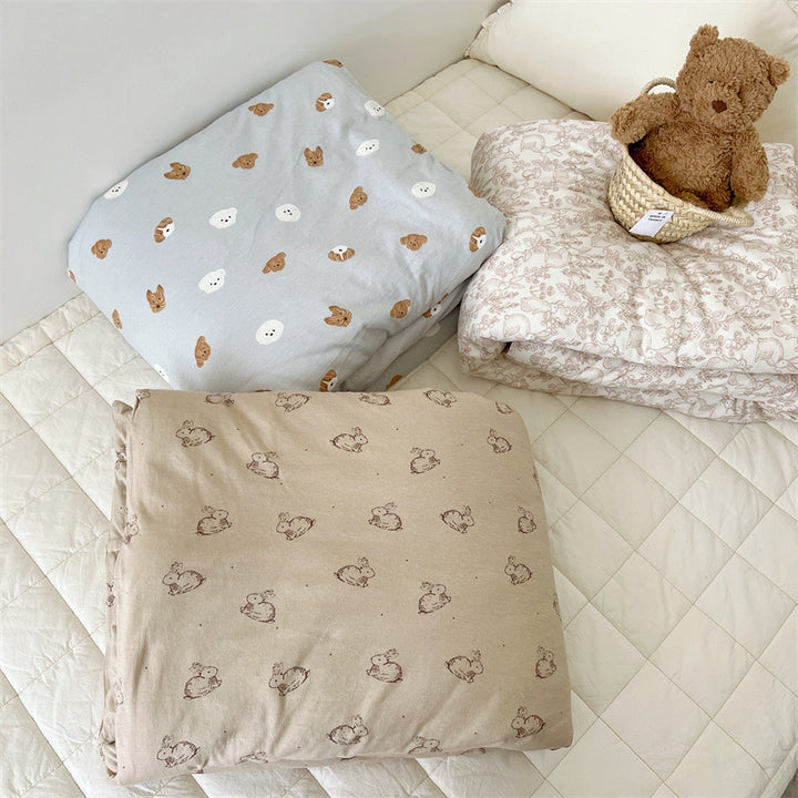Unisex cotton pillowcase with cheerful bear design Bowlift