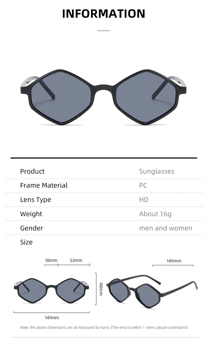 Women's stylish geometric sunglasses with elegant frame Bowlift