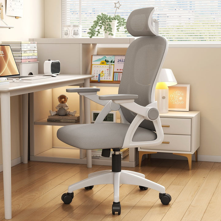 Ergonomic office chair with adjustable backrest Bowlift