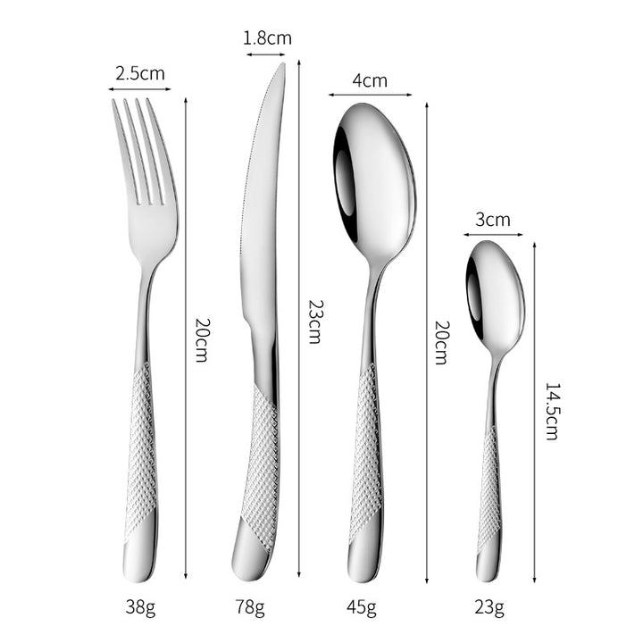 Fine and elegant table knife with non-slip handle Bowlift