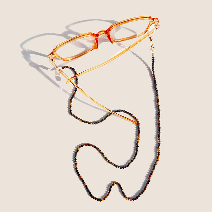 Beaded Eyewear Chain with Secure Tips Bowlift