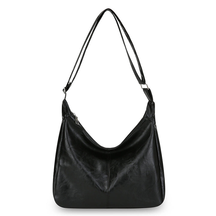 Elegant Leather Shoulder Bag Bowlift