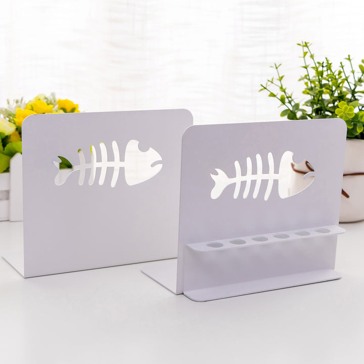 Artistic Fish-Themed Bookends