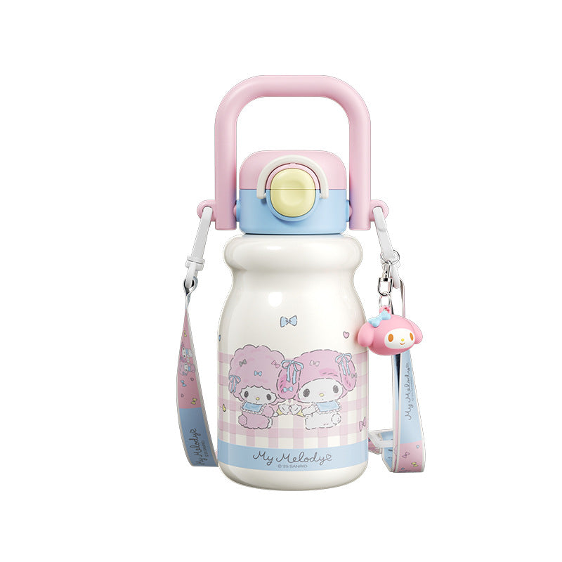 Women's water bottle with stylish Kuromi design Bowlift