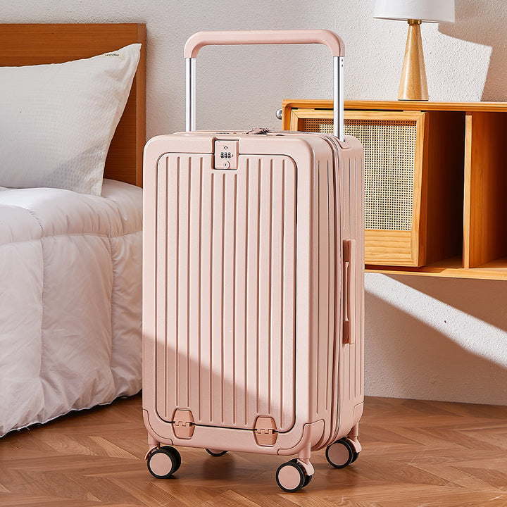 Compact Hard Shell Suitcase with 360-Degree Spinner Wheels