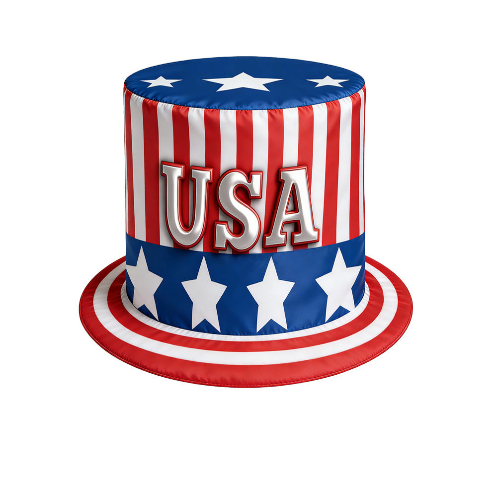 Unisex Festive Hat with Patriotic Design Bowlift