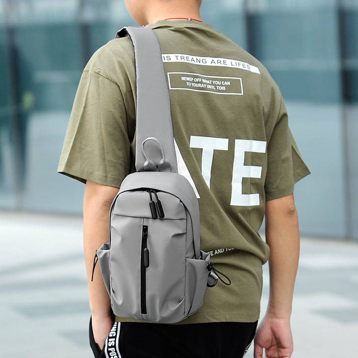 Sleek Water-Resistant Minimalist Sling Bag Bowlift
