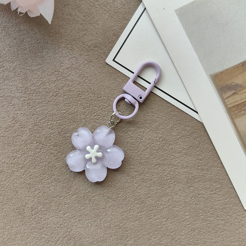 Key ring with flower motif Bowlift