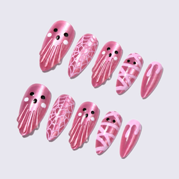 Whimsical Octopus-Themed Press-On Nails Bowlift