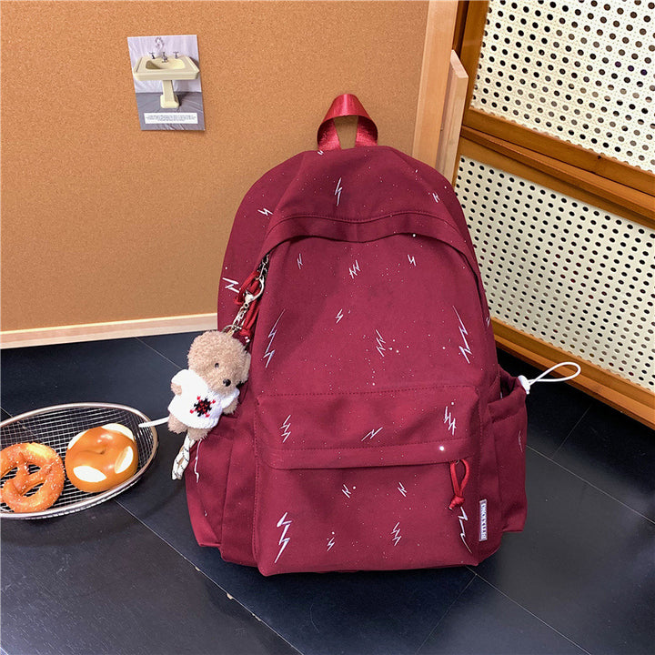 Stylish Casual Lightning Print Backpack