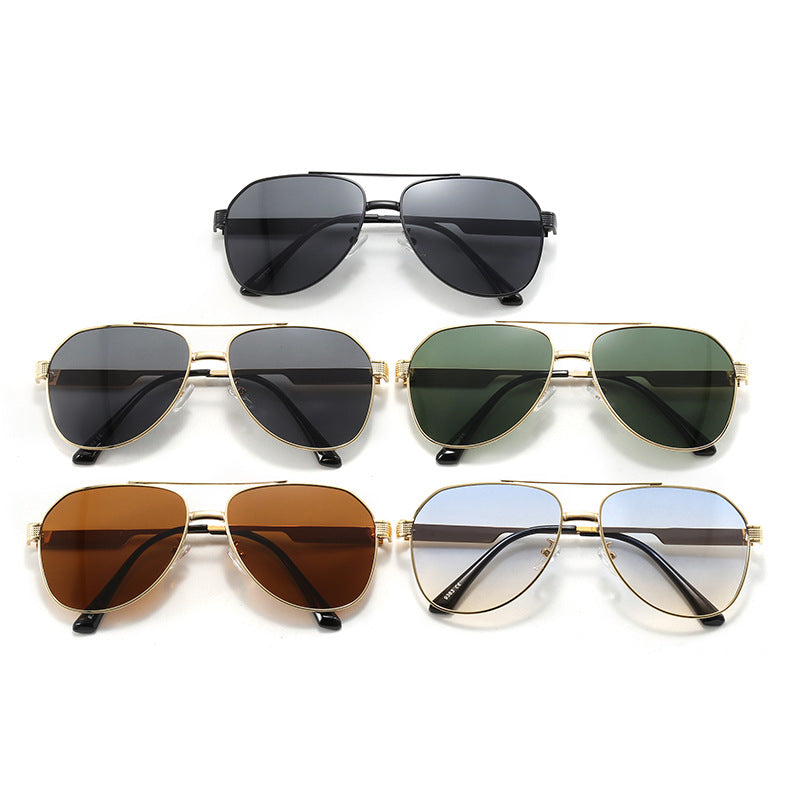 Ladies elegant aviator sunglasses with sturdy metal frame and UV protection Bowlift
