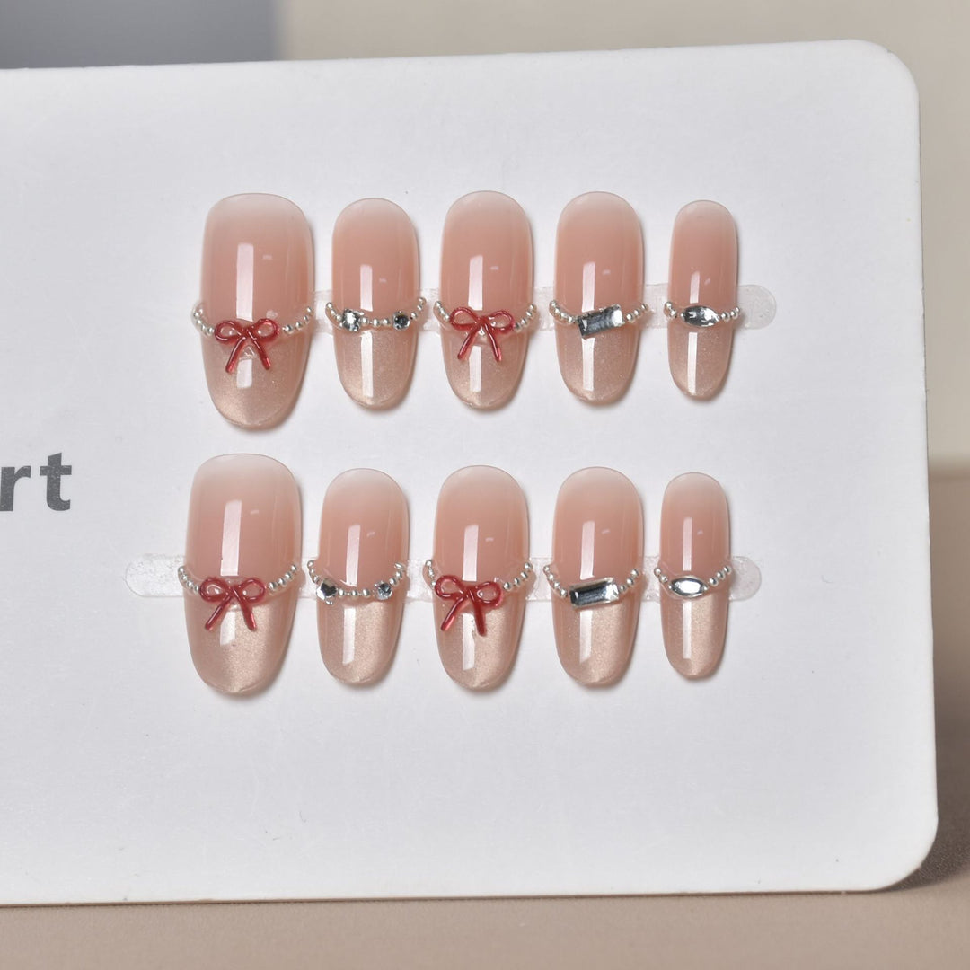 Premium Ocean-Inspired Press-On Nail Extensions Bowlift