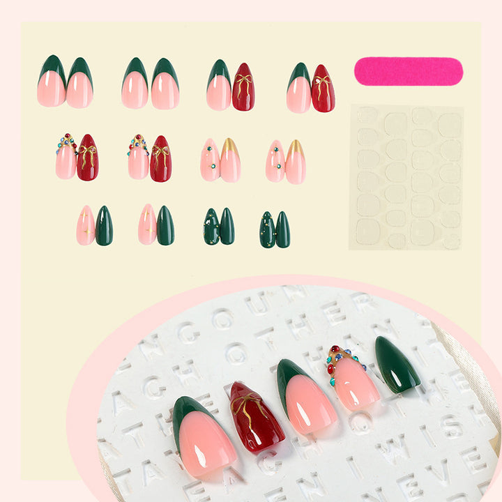 Creative nail art set with festive designs Bowlift