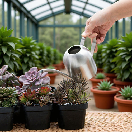 Stylish Stainless Steel Watering Can