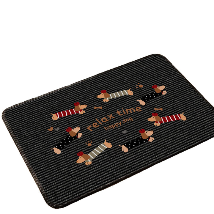 Playful Dog-Themed Bath Mat Bowlift
