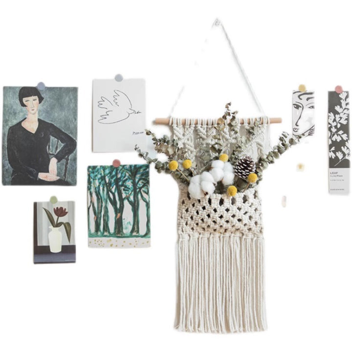 Macrame Wall Hanging with Elegant Fringe Look Bowlift