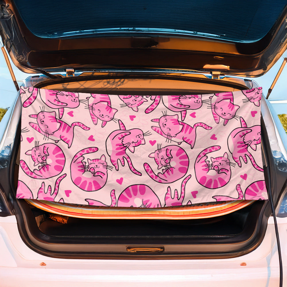 Multifunctional beach towel with cheerful fruit pattern Bowlift