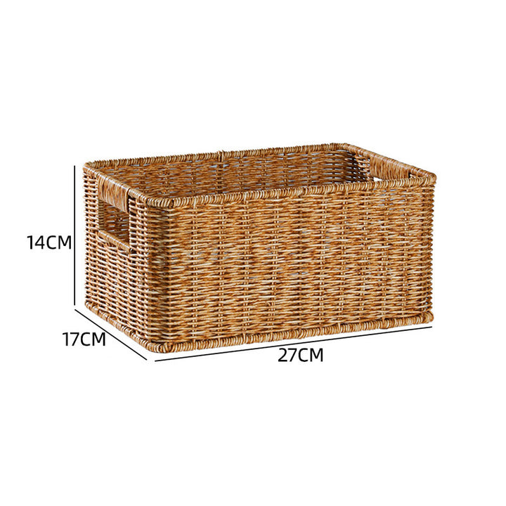 Home Storage Wicker Basket Bowlift