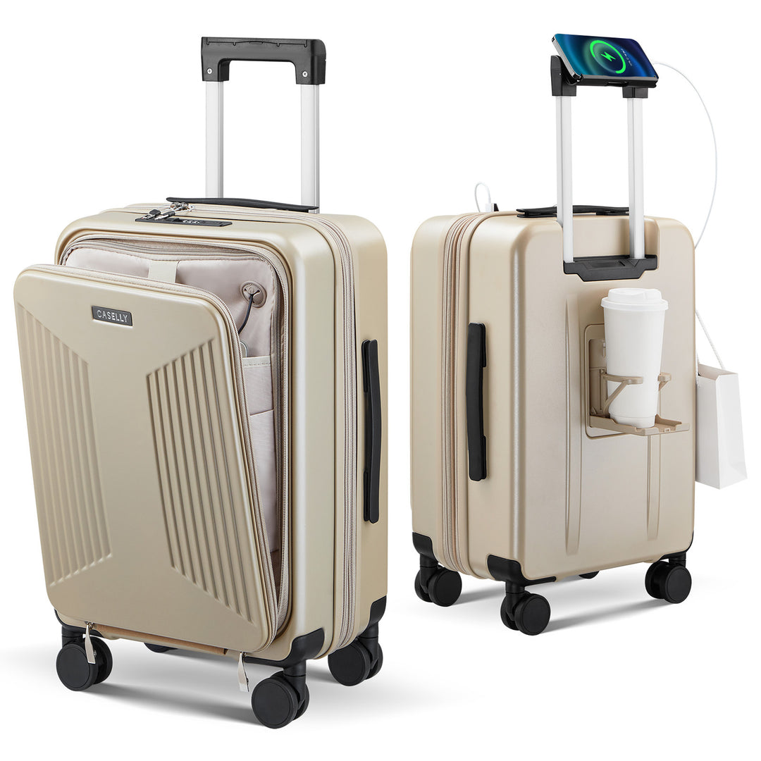 Unisex Smart Multi-Functional Carry-On Luggage Bowlift