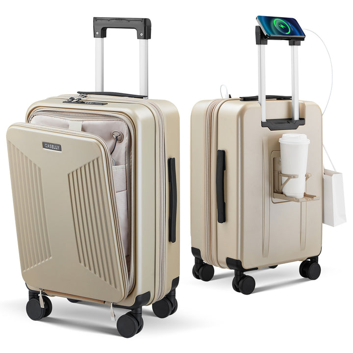 Unisex Smart Multi-Functional Carry-On Luggage Bowlift