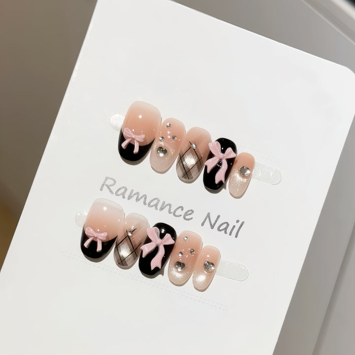 Press-On Nail Art Set Bowlift
